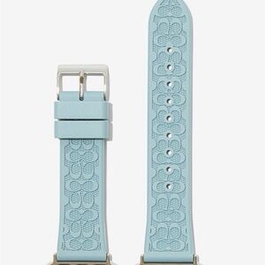 NWT Blue Coach Apple Watch strap
